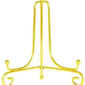 gold metal stand 25cm